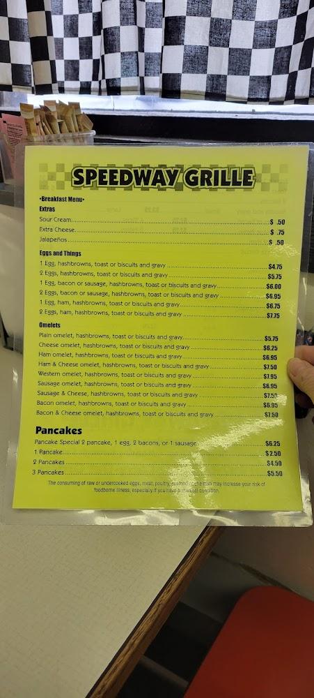 Speedway Grille Menu image 4